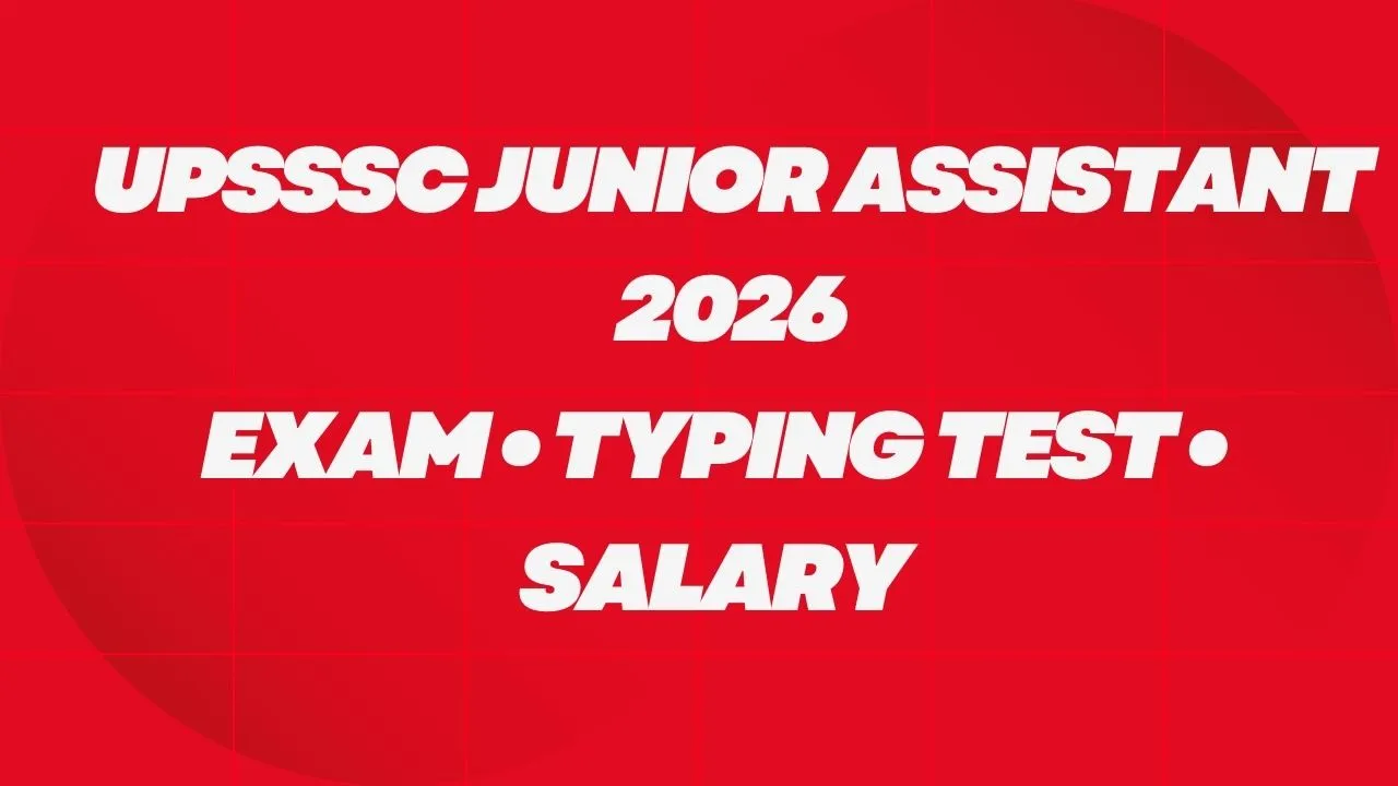 UPSSSC_Junior_Assistant_2026